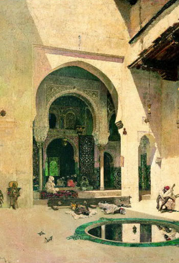 Qué hacía Fortuny en la Alhambra?